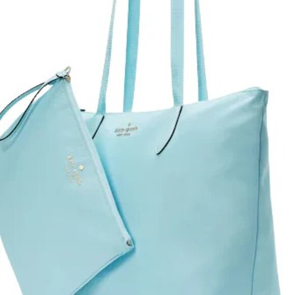 kate spade Handbags - Kate Spade COA Mel Packable Nylon Tote Shoulder Bag with pouch